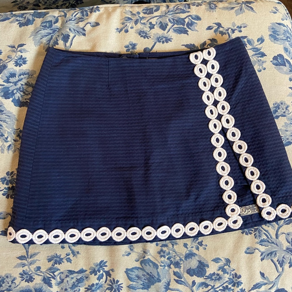 Lilly Pulitzer Navy Blue Skort